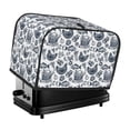 thumbnail image 1 of Honeii Chicken And Fish Print 2 slice Toaster Cover, Two Slice Toaster Dust-proof Cover For Kitchen Small Appliance and Fingerprint Protection, 1 of 7