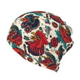thumbnail image 1 of Honeii Chicken Print Winter Beanie Daily Hat - Thermal Polar Fleece Ski Running Hat Skull Cap for Men and Women,Beanie, 1 of 1