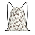 thumbnail image 1 of Honeii Chickens Print Drawstring Backpack,Drawstring Bags String Backpack Gym Cinch Sack Backpack Sport Bag Draw-Small, 1 of 6