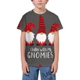 thumbnail image 1 of Honeii Chillin with My Gonme Print Youth Short Sleeve T-Shirt,Boys Athletic Shirt,Quick Dry Short Sleeve Performance Moisture Wicking T Shirt, 1 of 6