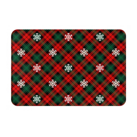 Honeii Christmas With Character Pattern Door Mat, Welcome Door Mats Outdoor Indoor, Stain and Fade Resistant, Non-Slip Entry Matfor Bedroom, Bathroom, Kitchen