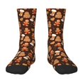 thumbnail image 1 of Honeii Christmas Gingerbread Cookies Print Children's Colorful Socks,Unisex Kids and Toddlers' Cushioned Sock,Kids Athletic Crew Socks,for Everyday Wear and Sports, 1 of 5