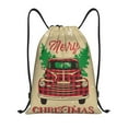 thumbnail image 1 of Honeii Christmas Vintage Red Truck Print Drawstring Backpack,Drawstring Bags String Backpack Gym Cinch Sack Backpack Sport Bag Draw-Medium, 1 of 6