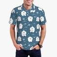 thumbnail image 1 of Honeii Christmas sheep Print Polo Shirt, A Classic Short-Sleeved, Button-Down Golf Shirt for Men,Mens Polo Shirts Short Sleeve-3X-Large, 1 of 6