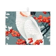 thumbnail image 1 of Honeii Cockatoo Red Berries Print Kitchen Drying Mat Coffee Bar Mat Hide Stain Coffee Maker Mat for Countertops Coffee Pot Dish Drying Mat, 1 of 7