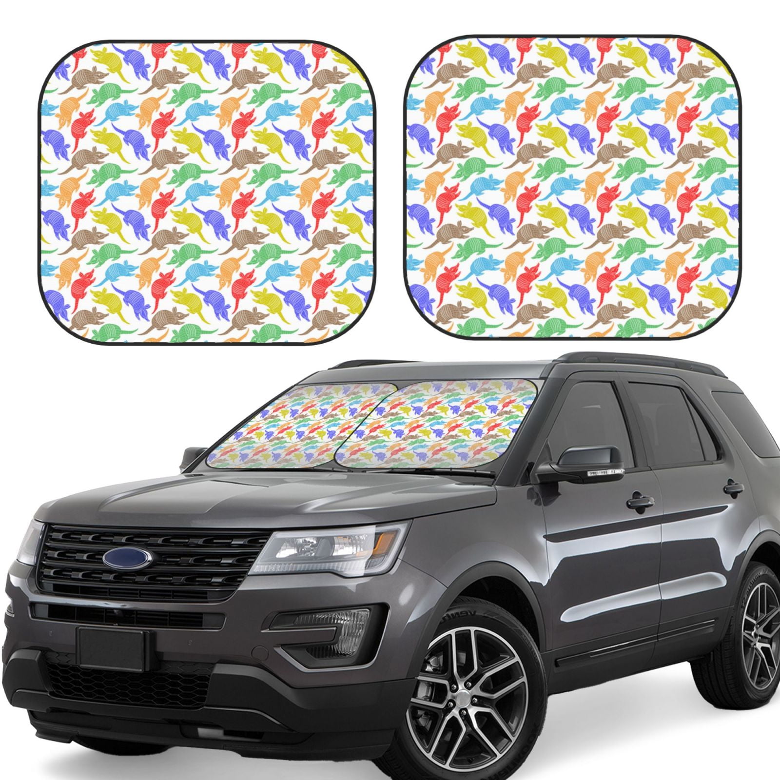 Targets Archery Pattern Print Car Sun Shade