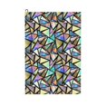 thumbnail image 1 of Honeii Colored Glass Print Golf Towel, Golf Towels for Golf Bag with Carabiner Clip, Tri-fold Waffle Pattern Golf Towel, 1 of 6