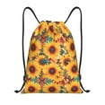 thumbnail image 1 of Honeii Colorful Bohemian Sunflower Print Drawstring Backpack,Drawstring Bags String Backpack Gym Cinch Sack Backpack Sport Bag Draw-Small, 1 of 6