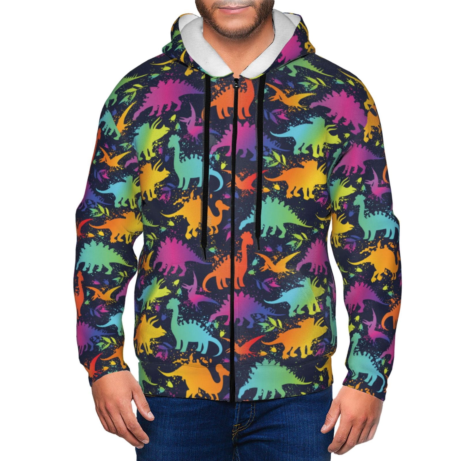 Dinosaur Zip Up Hoodie