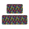thumbnail image 1 of Honeii Colorful Dinosaur Print Kitchen Mat [2 PCS] for Floor, Waterproof Non-Slip Rugs, Kitchen Decor,Standing Mat for Floor,Office, Sink, Laundry, 1 of 6