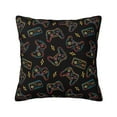 thumbnail image 1 of Honeii Colorful Game Controller Print Throw Pillow, Square Decorative Pillow Forms Soft Fluffy Plump Pillow Decorative Pillow Inserts,Couch Pillows-22"x22", 1 of 7