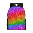 thumbnail image 1 of Honeii Colorful Glitter Print Laptop Backpack for Work, College, Travel, Daily Backpacks for Men Women, Sport Rucksack,Computer Bag, 1 of 8