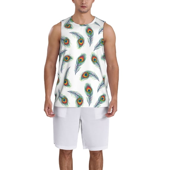 Honeii Colorful Grass print basktball shirt for men and women, Unisex basketball jersey for Theme party-Medium