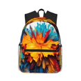 thumbnail image 1 of Honeii Colorful Paint Print Print School Backpack,Casual Lightweight Travel Rucksack Daypack,Backpacks for College High, 1 of 6