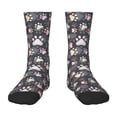 thumbnail image 1 of Honeii Colorful Paws Of Dog Print Children's Colorful Socks,Unisex Kids and Toddlers' Cushioned Sock,Kids Athletic Crew Socks,for Everyday Wear and Sports, 1 of 5