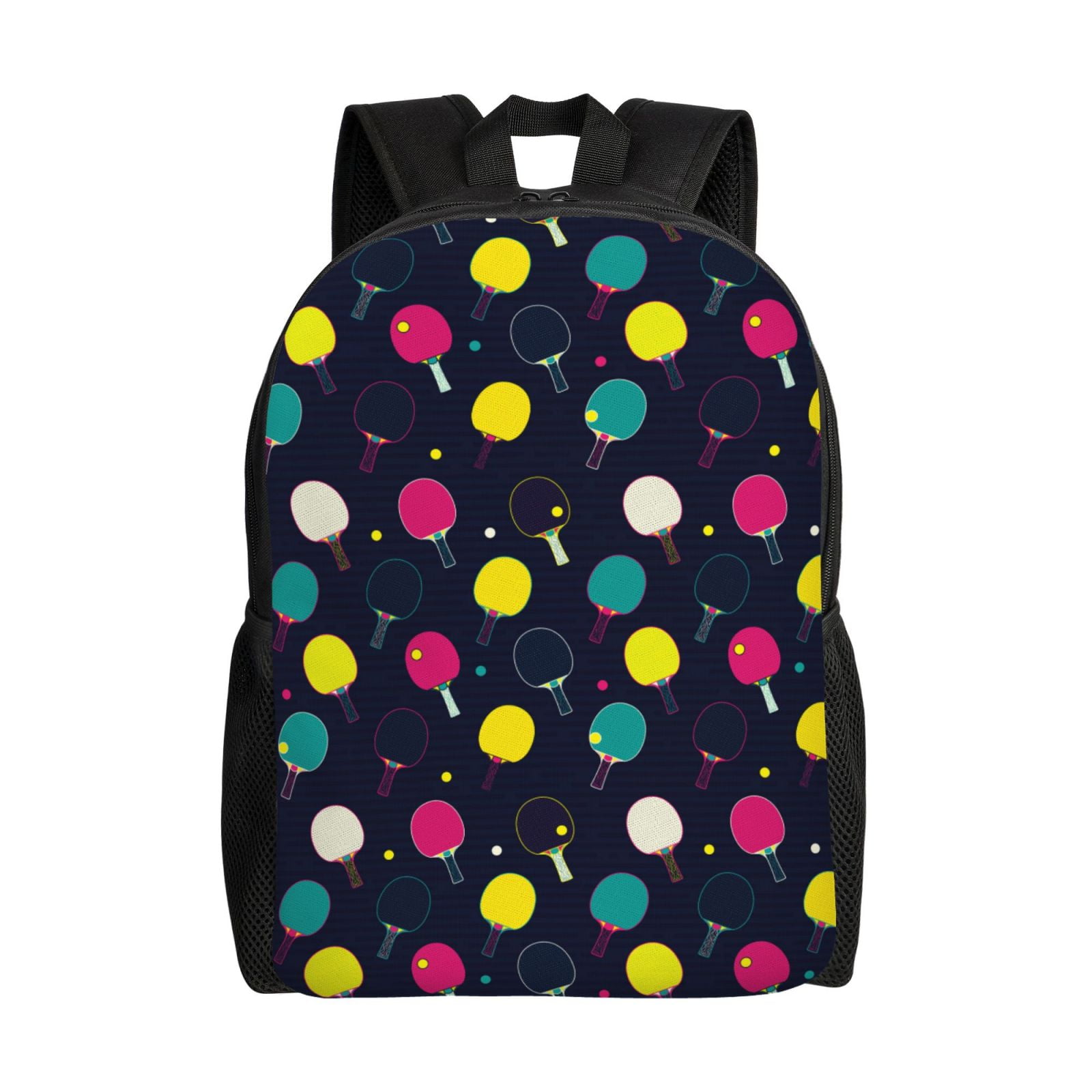 Honeii Colorful Ping Pong Rackets Print Laptop Backpack for Work ...