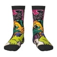 thumbnail image 1 of Honeii Colorful Pug Print Children's Colorful Socks,Unisex Kids and Toddlers' Cushioned Sock,Kids Athletic Crew Socks,for Everyday Wear and Sports, 1 of 5