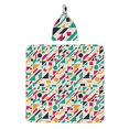 Honeii Colorful Spots Print Swaddle Blanket and Hat Set Newborn Swaddle