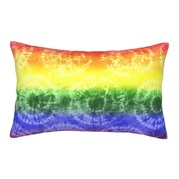 Honeii Colorful Tie Dye Pattern Decorative Throw Pillow Case - Elevate Your Couch, Sofa, or Bed with Stylish Home Decor-20"x30"