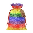 thumbnail image 1 of Honeii Colorful Tie Dye Print Small Burlap Bags,Christmas Drawstring Treat Bags Gift Bags Reusable Candy Goodie Wrapping Bags for Holiday Party Favors Supplies -Small, 1 of 9