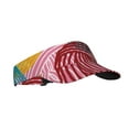 thumbnail image 1 of Honeii Colorful Wool Balls Print Adult Sunscreen Visor Cap, Adjustable Sun Protection Hat,Sun Visor Hats,UV Protection Outdoor Sports Golf Running Sun Caps, 1 of 7