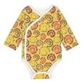 thumbnail image 1 of Honeii Colourful Tie Dye 1 for Baby Long Sleeve Bodysuits One-piece 100% Organic Cotton for Infant Baby Boys and Grils, Unisex-18 Months, 1 of 6