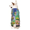 thumbnail image 1 of Honeii Construction Machinery Print Small Dog Hoodies Pet Hooded Sweatshirts Fall Winter Puppy Cat Sweaters Warm Clothes for Small Dogs Outfits Costume-X-Small, 1 of 7