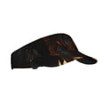 thumbnail image 1 of Honeii Cool Black Eagle Print Adult Sunscreen Visor Cap, Adjustable Sun Protection Hat,Sun Visor Hats,UV Protection Outdoor Sports Golf Running Sun Caps, 1 of 7