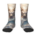 thumbnail image 1 of Honeii Cool Cloud White Dragon Print Children's Colorful Socks,Unisex Kids and Toddlers' Cushioned Sock,Kids Athletic Crew Socks,for Everyday Wear and Sports, 1 of 5