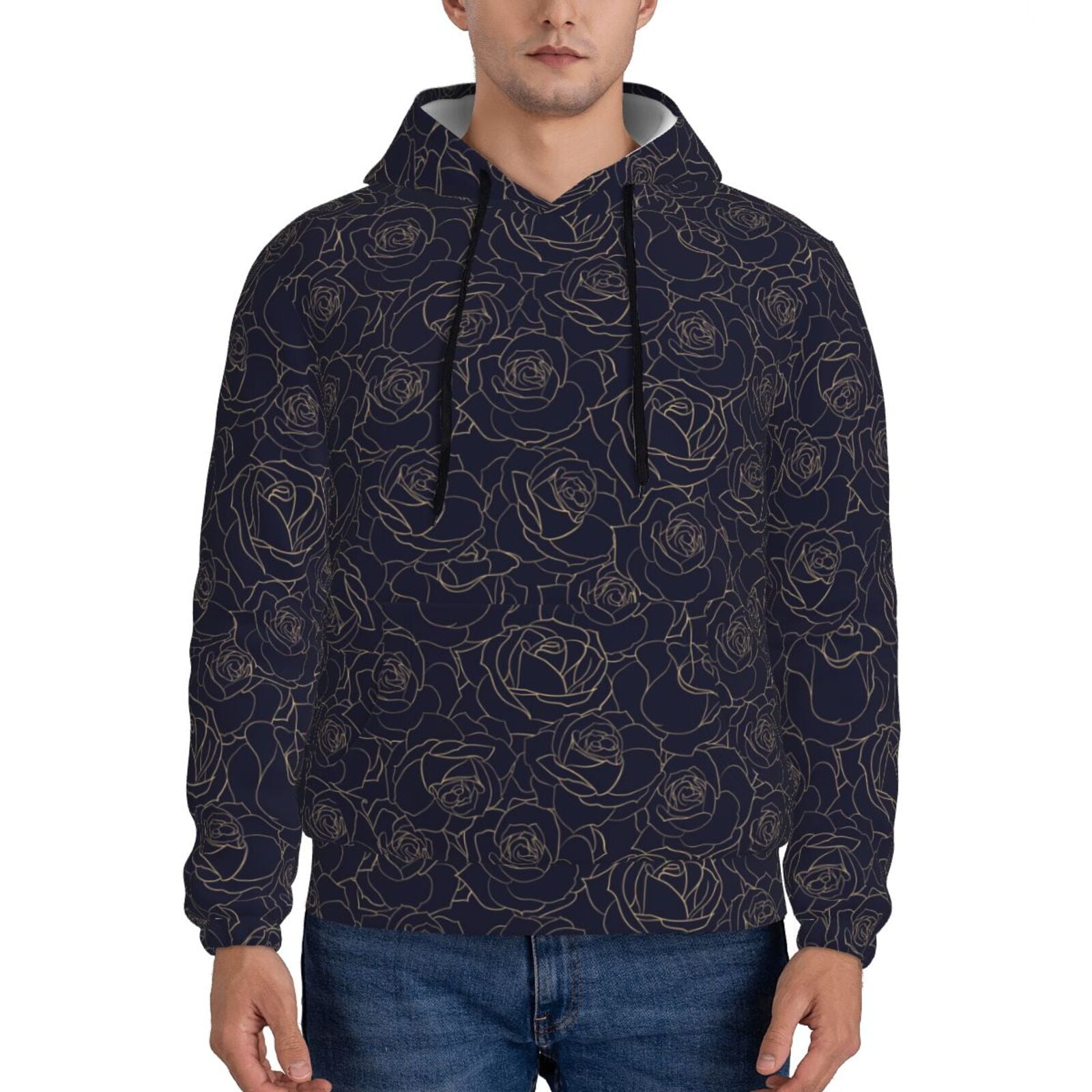 Copper Prairie Petals Turquoise Men's Zipper Hoodie main image 0