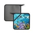 thumbnail image 1 of Honeii Corals and Tropical Fish for Silicone Trivets for Hot Pots and Pans -Trivet Mat - Heat Resistant Silicone Trivet - Hot Plate Mats, 1 of 8