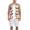 thumbnail image 1 of Honeii Corgi Dog2 print basktball shirt for men and women, Unisex basketball jersey for Theme party-Large, 1 of 6