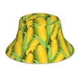 thumbnail image 1 of Honeii Corn 1 for Unisex Bucket Hat Waterproof Rain Hat Reversible Shiny Rave Bucket Hat for Concert Festival Boonie Cap, 1 of 6