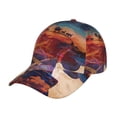thumbnail image 1 of Honeii Cultural Silhouette Journey Print Hat, Women's Baseball Hat Unisex Fit, Baseball Cap,Adjustable One Size, 1 of 6