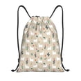 thumbnail image 1 of Honeii Cute Alpaca Print Drawstring Backpack,Drawstring Bags String Backpack Gym Cinch Sack Backpack Sport Bag Draw-Medium, 1 of 6