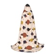 thumbnail image 1 of Honeii Cute Armadillo1 Print Poncho Cape, Cloak Coat, Snuggly Hooded Wearable Blanket, Hooded Cape For Teenagers,Halloween Costumes-Medium, 1 of 7