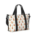 thumbnail image 1 of Honeii Cute Carrot Print Print Hand Travel Bag,Travel Duffle Bag, Waterproof Weekender Bag,Carry On Tote Bags,Weekender Tote Bag,for Weekend and Business Travel, 1 of 7