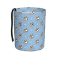 thumbnail image 1 of Honeii Cute Cartoon Corgi Print Waterproof Car Trash Can,Waterproof Portable Collapsible Trash Can,Garbage Container fits Most Cars,SUVs,and Trucks, 1 of 7