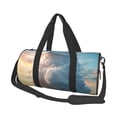 thumbnail image 1 of Honeii Cute Cloud Cat Print Duffle Bag and Adjustable Strap,Foldable Travel Duffel Bags for Men Women,Waterproof Duffel Bags, 1 of 6