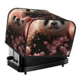 thumbnail image 1 of Honeii Cute Cloud Panda Print 4 slice Toaster Cover, Two Slice Toaster Dust-proof Cover For Kitchen Small Appliance and Fingerprint Protection, 1 of 7