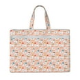 thumbnail image 1 of Honeii Cute Ducks In Hats Print Canvas Tote Bag with Compartments Laptop Tote Bag Large Tote Bag, 1 of 8