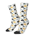 thumbnail image 1 of Honeii Cute Elephant Print Adult Socks,Crew Socks,Casual Calf Socks,Daily Wear Socks for Men & Women, Perfect for Sports, Casual and Everyday Use, 1 of 6