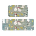 thumbnail image 1 of Honeii Cute Farm Birds Print Kitchen Mat [2 PCS] for Floor, Waterproof Non-Slip Rugs, Kitchen Decor,Standing Mat for Floor,Office, Sink, Laundry, 1 of 6