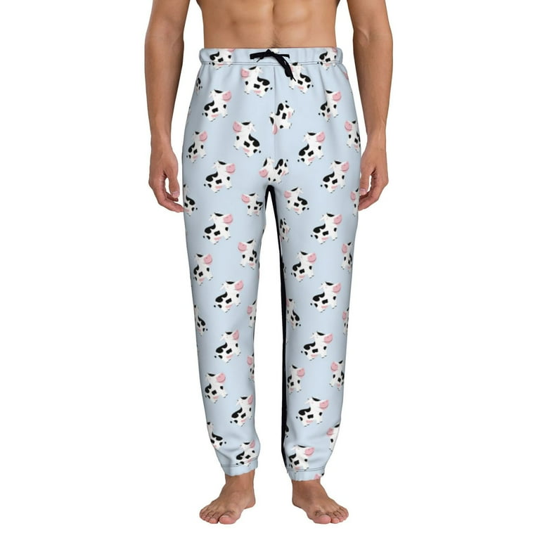 Honeii Cute Farm Cow Print Mens Jogger Sweatpants Men s Lounge Pants with Pockets X Large Walmart