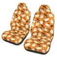 thumbnail image 1 of Honeii Cute Ghosts Print Car Seat Covers 2 Pieces, Full Set Universal Seat Covers for Cars, Waterproof Auto Seat Protectors, 1 of 7
