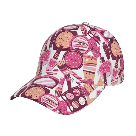 Honeii Cute Girl Print Hat, Women's Baseball Hat Unisex Fit, Baseball Cap,Adjustable One Size