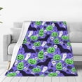 thumbnail image 1 of Honeii Cute Halloween Print Fleece Blanket - Throw Blanket for Bed, Sofa, Couch, Camping, and Travel , Microplush Ultra Soft Warm Blanket-50"x40", 1 of 7