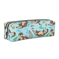 thumbnail image 1 of Honeii Cute Otters Pattern Pencil Case, Pencil Pouch, Pencil Case Small, Pencil Pouch Aesthetic, PVC Pencil Pouch, Pencil Bag, Makeup Pouch, 1 of 7