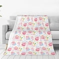 thumbnail image 1 of Honeii Cute Pig Print Fleece Blanket - Throw Blanket for Bed, Sofa, Couch, Camping, and Travel , Microplush Ultra Soft Warm Blanket-60"x50", 1 of 7