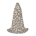 thumbnail image 1 of Honeii Cute Rabbit Print Poncho Cape, Cloak Coat, Snuggly Hooded Wearable Blanket, Hooded Cape For Teenagers,Halloween Costumes-Medium, 1 of 7